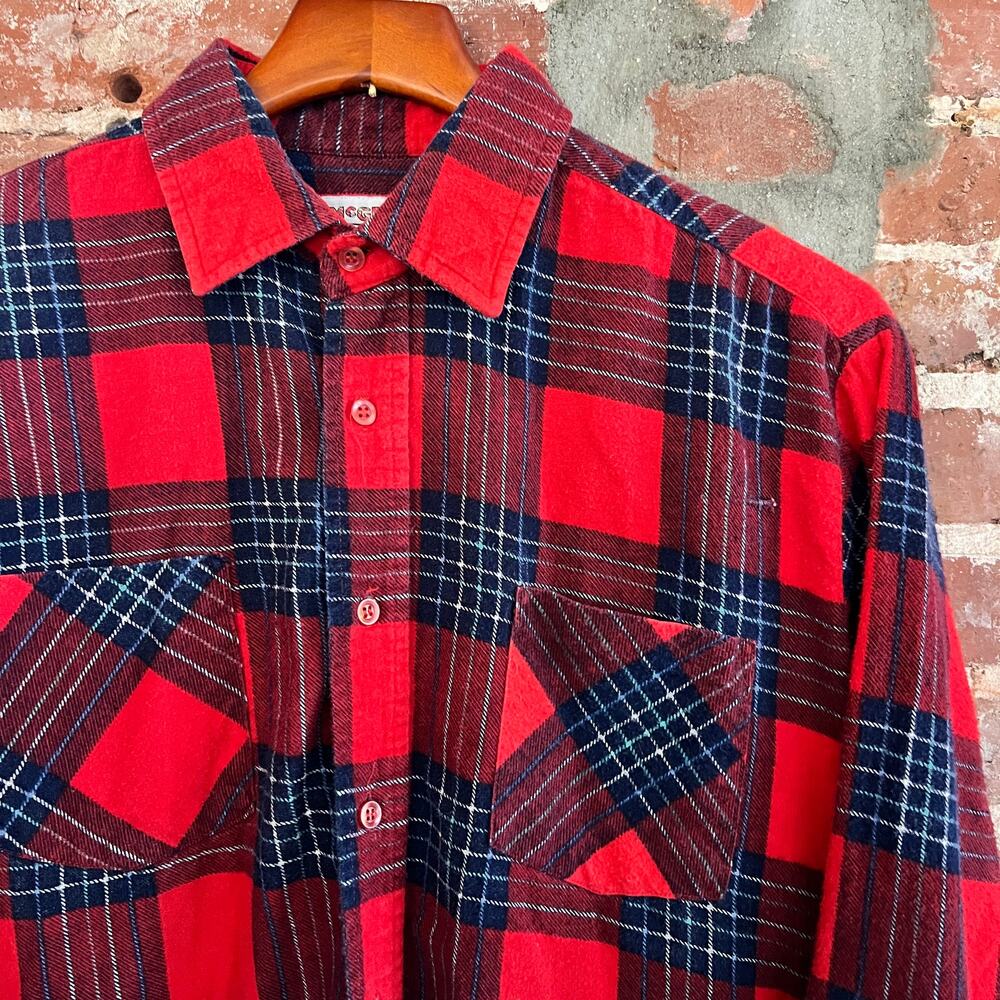 VTG McGregor Bagpiper Men's Flannel Shirt L 25x28